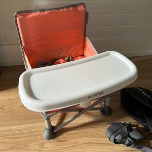 Summer Pop 'N Sit Portable Booster (Coral)